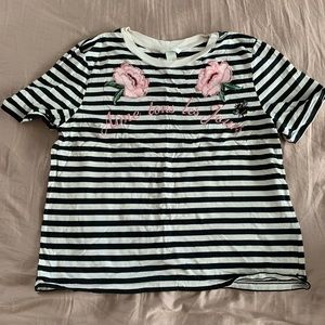 H&M T-shirt with flower design